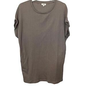 UMGEE USA KNEE LGTH SHORT DOLMAN SLV SWEATER DRESS, WOMENS, S, GREY, A-LINE